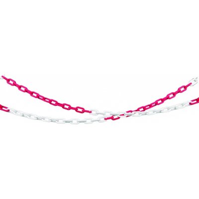 PVC řetěz, červeno-bílý 1m – Zboží Mobilmania
