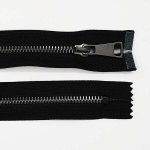 Kovový zip šíře 8mm, délka 14cm, tmavý nikl(nedělitelný) – Hledejceny.cz