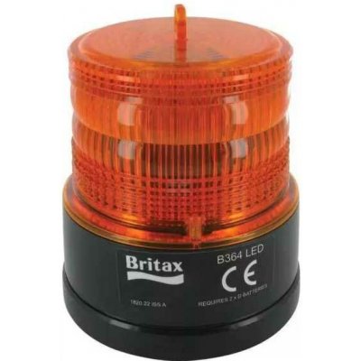LED minimajáček Britax B36400BAT, na baterie, oranžový, magnetický – Hledejceny.cz