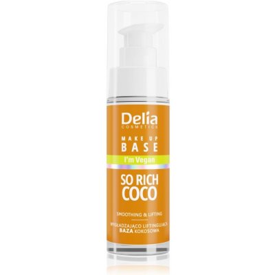 Delia Cosmetics So Rich Coco vyhlazující podkladová báze pod make-up 30 ml – Zboží Dáma