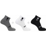 Salomon Everyday Ankle 3 Pack Black/White/Med Grey Melange – Zbozi.Blesk.cz