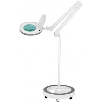BeautyOne Elegant Kosmetická lampa s lupou LED s kruhovým stojanem Ø 12 cm čočka 6W 5 dioptrií