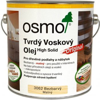 Osmo 3032 Tvrdý voskový olej Original 0,75 l Bezbarvý hedvábný polomat