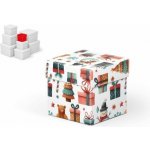 MFP 5371160 Krabice dárková vánoční C-V009-A 8x8x8cm – Zboží Mobilmania