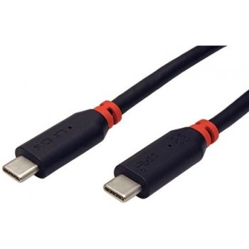 Lindy 11.44.9022 USB 3.1 Gen 2, USB C(M) - USB C(M), PD 20V/5A, 1,5m, černý