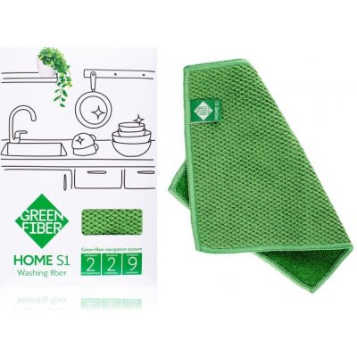 Greenway HOME S1 Fiber na mytí nádobí Zelená 1 ks – Zboží Mobilmania
