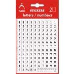 SAMOLEPÍCÍ ČÍSLICE 4502B, 0-9, 5mm černé – Zboží Dáma