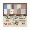 Scrapbooking set Sada papírů 15x15 World of Man (Craft & You) nezařazeno PAPCPB-WM15