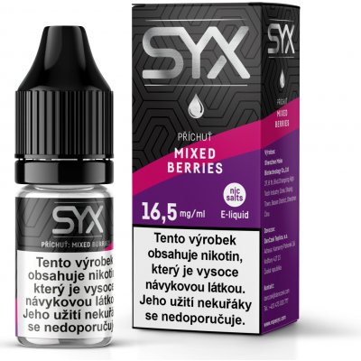 SYX NS Mixed Berries 10 ml 16,5mg – Sleviste.cz