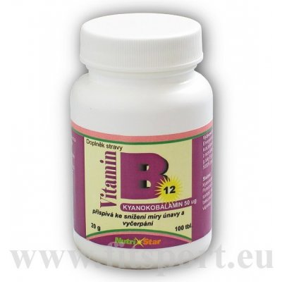 Nutristar Vitamín B 12 50mcg 100 tablet