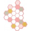 Kreslící šablona Sizzix Thinlits vyřezávací kovové šablony hexagony 2 ks