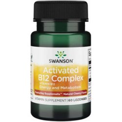 Swanson Activated B12 Complex 60 kapslí Třešeň