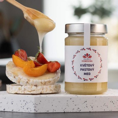 Včelařství Domovina Květový med jarní pastový 180 g – Zbozi.Blesk.cz