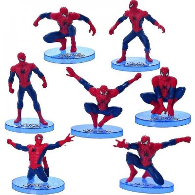 INTEREST Spiderman Sada 7 ks figurek + dekorace na dort toppery. – Hledejceny.cz