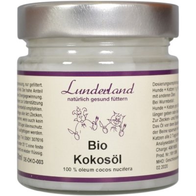 Lunderland BIO Kokosový olej 200 ml – Hledejceny.cz