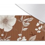 Takoy Guma s potiskem 5cm bílé květiny Via na mocha mousse – Zboží Mobilmania