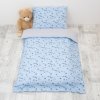 Dětské povlečení Esito povlečení Teddy Bears z Jersey modré 100 x 135 , 60 x 40 cm
