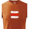Dětské tričko Canvas dětské tričko Turistická značka červená dětské tričko 2079 oranžová