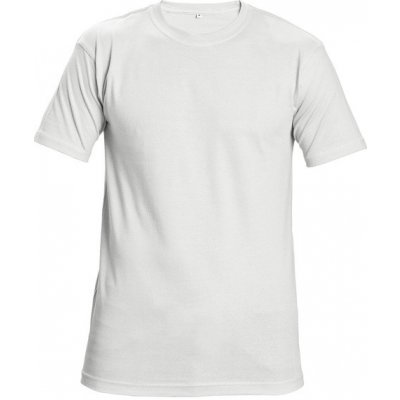 Cerva Pevné bavlněné tričko GARAI bílé – Zboží Mobilmania