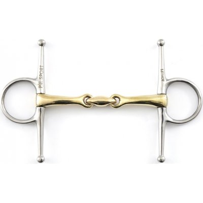 Premier Equine Udidlo roubík 2x lomené Brass Alloy Training – Sleviste.cz