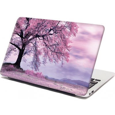 Sablio Samolepka na notebook Růžový strom - 38x26 cm – Zboží Živě