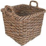 Košíkárna Koš čtvercový ratanový žíhaný 36x36 cm – Sleviste.cz