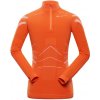 Pánské sportovní tričko Alpine Pro triko pánské dlouhé LUBIN funkční oranžové