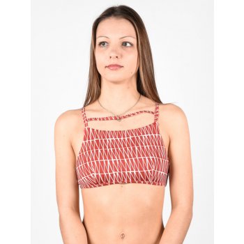 Rvca Triangle Row Bralett havana red