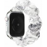 SES Elastický pásek pro chytré hodinky Apple Watch 42 mm 2.+3.série - bílo černý 8824 – Hledejceny.cz
