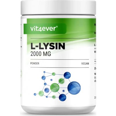 Vit4ever L-Lysin HCL 500 g – Zbozi.Blesk.cz