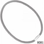 Úvazy na závěs magnet 2979 60 cm 8083 stříbrná – Zboží Mobilmania