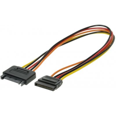Roline 11.03.1042 Kabel napájecí SATA M - SATA F, prodlužovací, 30cm – Zboží Mobilmania