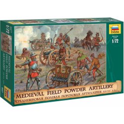 Medieval Powder Artillery Zvezda Wargames AoB figurky 8027 1:72