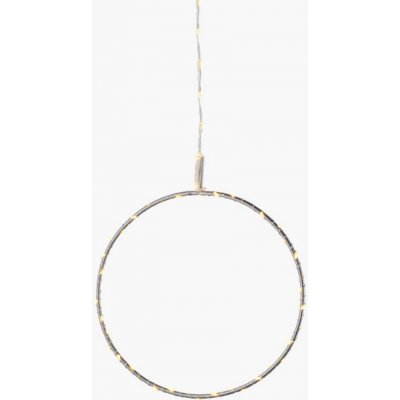 Svítící dekorace Liva Circle Silver 20 cm Sirius – Hledejceny.cz
