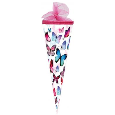 Nestler Papírový školní kornout 50 cm Motýl – Zboží Dáma