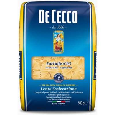 De Cecco Farfalle 0,5 kg – Zboží Dáma