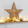 Vánoční osvětlení Haushalt international LED Dřevěná hvězda Hvězdné nebe 845482