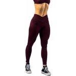 Nebbia Tvarující legíny s V-shaped pasem STRONG BEAUTY 425 dark red – Zboží Dáma Nebbia Tvarující legíny s V-shaped pasem STRONG BEAUTY 425 dark red – Zboží Dáma