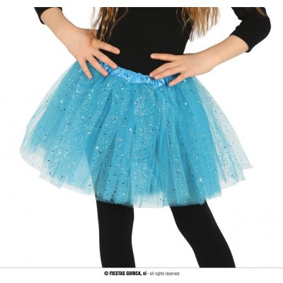sukně se třpytkami modrá – Zboží Mobilmania