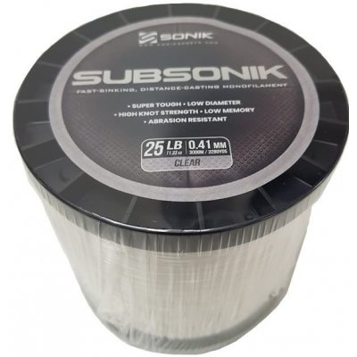 Sonik Subsonik Clear 3000 m 0,28 mm – Zboží Dáma