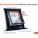 HPI univerzální vikýř pro profilované střešní krytiny - 545 x 545 mm - měď – Sleviste.cz