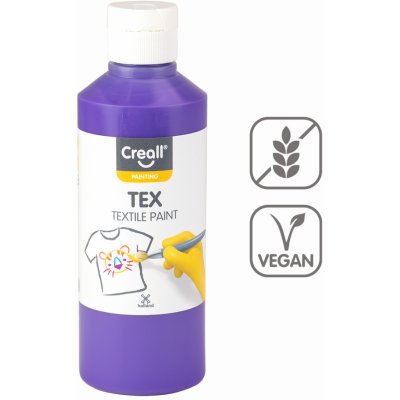 Creall Tex textilní barva 250 ml fialová – Zboží Mobilmania
