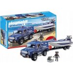 Playmobil 5187 POLICEJNÍ VŮZ S MOTOROVÝM ČLUNEM – Zboží Dáma