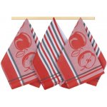 Brotex Kuchyňská utěrka 50x70cm červenošedé ovoce – Zboží Dáma