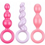 Satisfyer Booty Call anální kolík sada barevná 3 ks – Sleviste.cz
