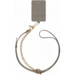 UNIQ COEHL Caryne 3v1 univerzální šňůrka a poutko na ruku s držákem karet na mobilní telefon, Pebble – Zboží Mobilmania