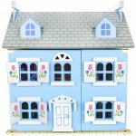 Leomark Krásný dřevěný domeček pro panenky s nábytkem - Alpská vila 018 – Hledejceny.cz