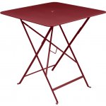 Fermob Bistro 71 x 71 cm Červený kovový skládací stůl