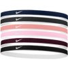 Čelenka do vlasů Nike nike swoosh sport headbands 6 pk tipped | N.100.2021.645.OS | Vícebarevná | UNI