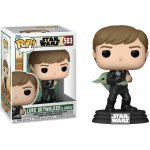 Funko Pop! Star Wars The Book of Boba Fett Luke Skywalker and Grogu Star Wars 583 – Zboží Dáma